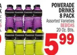 Bravo Supermarkets POWERADE DRINKS 8 PACK offer