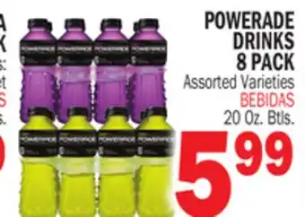 Bravo Supermarkets POWERADE DRINKS 8 PACK offer