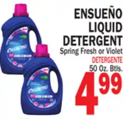 Bravo Supermarkets ENSUEÑO LIQUID DETERGENT offer