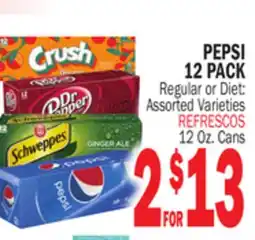 Bravo Supermarkets PEPSI 12 PACK offer