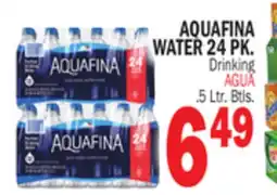 Bravo Supermarkets AQUAFINA WATER 24 offer