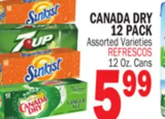 Bravo Supermarkets CANADA DRY 12 PACK offer