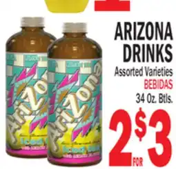 Bravo Supermarkets ARIZONA DRINKS offer