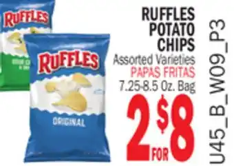 Bravo Supermarkets RUFFLES POTATO CHIPS offer