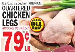 Bravo Supermarkets QUARTERED CHICKEN LEGS offer