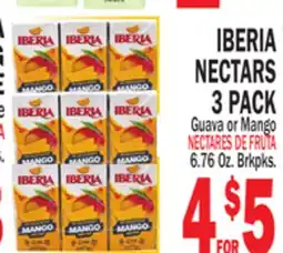 Bravo Supermarkets IBERIA NECTARS 3 PACK offer