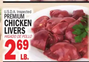 Bravo Supermarkets premium CHICKEN LIVERS offer