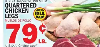 Bravo Supermarkets PREMIUM QUARTERED CHICKEN LEGS offer