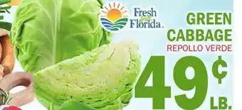 Bravo Supermarkets GREEN CABBAGE offer