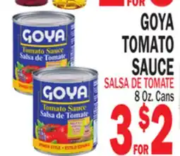 Bravo Supermarkets GOYA TOMATO SAUCE offer