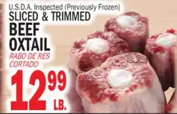 Bravo Supermarkets SLICED & TRIMMED BEEF OXTAIL offer