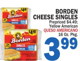 Bravo Supermarkets BORDEN CHEESE SINGLES offer