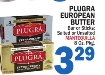 Bravo Supermarkets PLUGRA EUROPEAN BUTTER offer