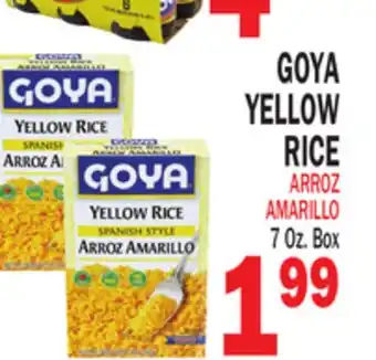 Bravo Supermarkets GOYA YELLOW RICE offer