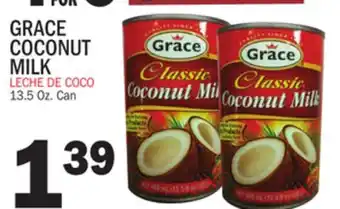 Bravo Supermarkets GRACE COCONUT MILK offer