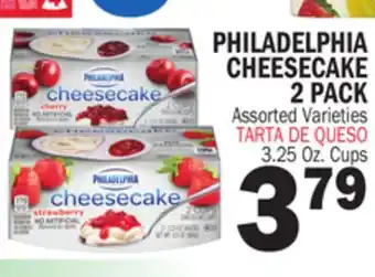 Bravo Supermarkets PHILADELPHIA CHEESECAKE 2 PACK offer