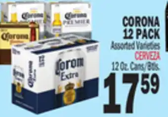 Bravo Supermarkets CORONA 12 PACK offer