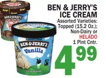 Bravo Supermarkets BEN & JERRY'S ICE CREAM offer