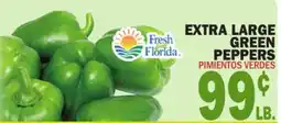 Bravo Supermarkets EXTRA LARGE GREEN PEPPERS offer