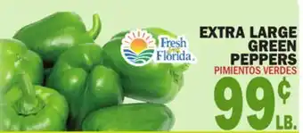 Bravo Supermarkets EXTRA LARGE GREEN PEPPERS offer