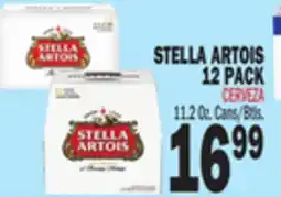 Bravo Supermarkets STELLA ARTOIS 12 PACK offer