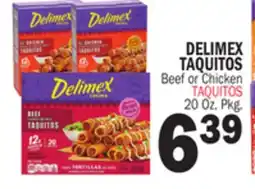 Bravo Supermarkets DELIMEX TAQUITOS offer