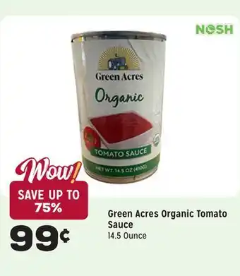 Grocery Outlet Organic Tomato Sauce offer