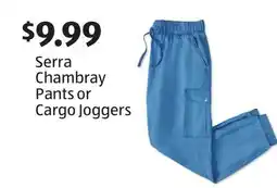 Aldi Serra Chambray Pants or Cargo Joggers offer