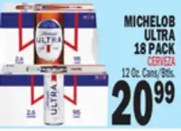 Bravo Supermarkets MICHELOB ULTRA 18 PACK offer