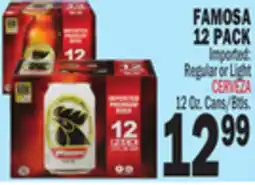 Bravo Supermarkets FAMOSA 12 PACK offer