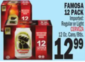 Bravo Supermarkets FAMOSA 12 PACK offer