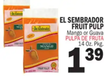 Bravo Supermarkets EL SEMBRADOR FRUIT PULP offer