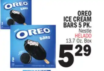 Bravo Supermarkets Nestle OREO ICE CREAM BARS 5 PK offer