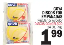 Bravo Supermarkets GOYA DISCOS FOR EMPANADAS offer