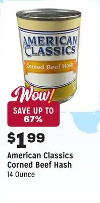 Grocery Outlet Corned Beef Hash offer