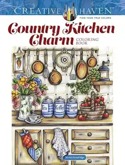 Walmart Creative Haven Coloring Books: Creative Haven Country Kitchen Charm Coloring Book (Paperback) offer