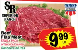 Superior Grocers Beef Flap Meat offer