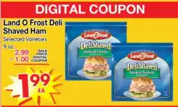 Superior Grocers Land O Frost Deli Shaved Ham offer