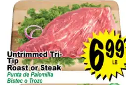 Superior Grocers Untrimmed Tri-Tip Roast or Steak offer