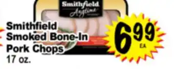 Superior Grocers Smithfield Smoked Bone-In Pork Chops offer