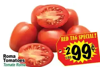 Superior Grocers Roma Tomatoes offer