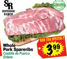 Superior Grocers Whole Pork Spareribs offer