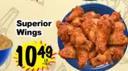 Superior Grocers Superior Wings offer