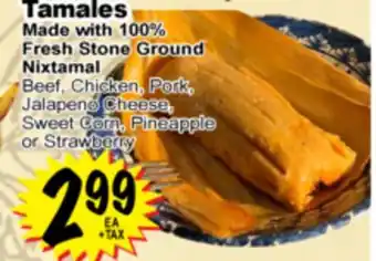 Superior Grocers Tamales offer