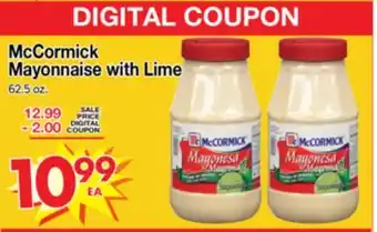 Superior Grocers McCormick Mayonnaise with Lime offer