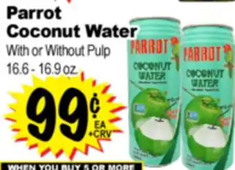 Superior Grocers Parrot Coconut Water offer