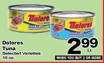 Superior Grocers Dolores Tuna offer