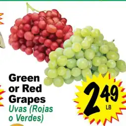 Superior Grocers Green or Red Grapes offer