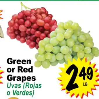 Superior Grocers Green or Red Grapes offer