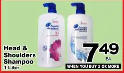 Superior Grocers Head & Shoulders Shampoo offer